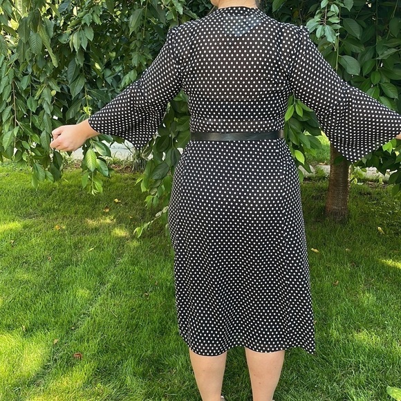 Michael Kors XL midi dress polka dot - Picture 5 of 9